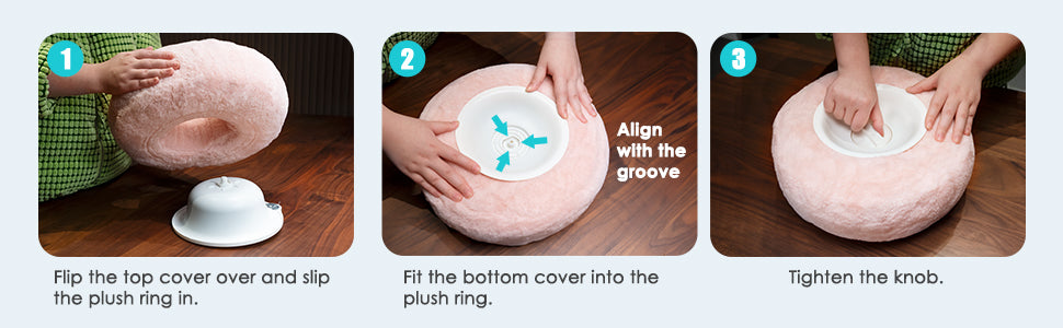 PLUSHORIA™ ChillPillow Phone and Tablet Holder