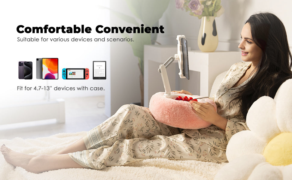 PLUSHORIA™ ChillPillow Phone and Tablet Holder