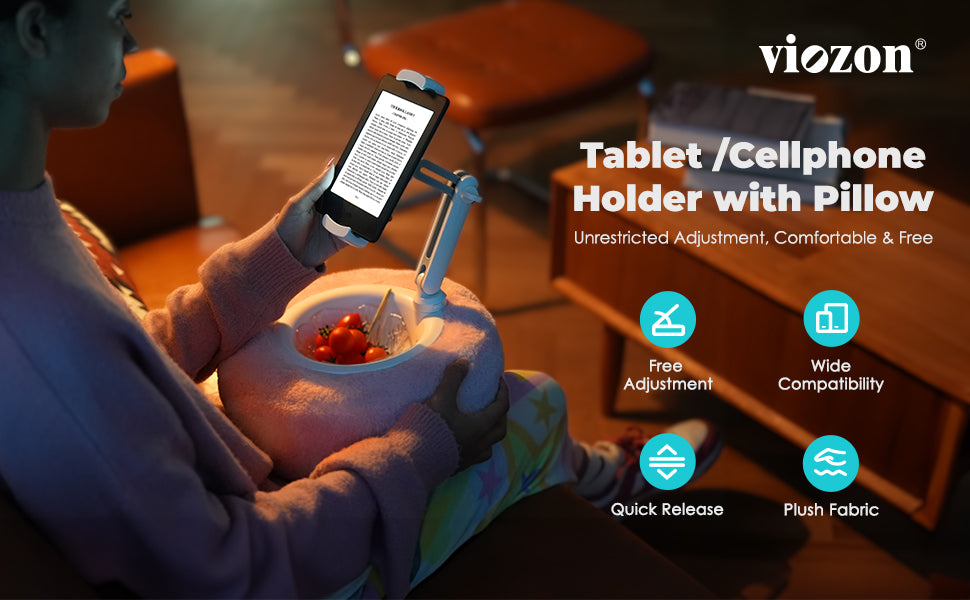 PLUSHORIA™ ChillPillow Phone and Tablet Holder