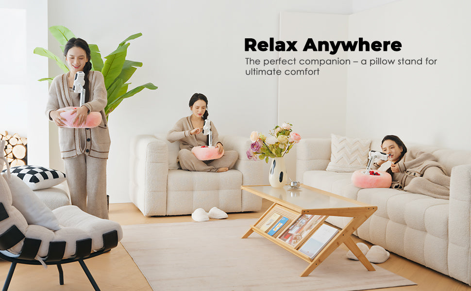 PLUSHORIA™ ChillPillow Phone and Tablet Holder