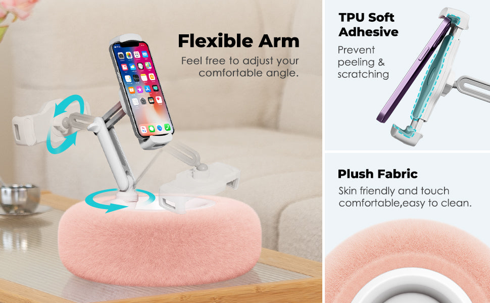 PLUSHORIA™ ChillPillow Phone and Tablet Holder